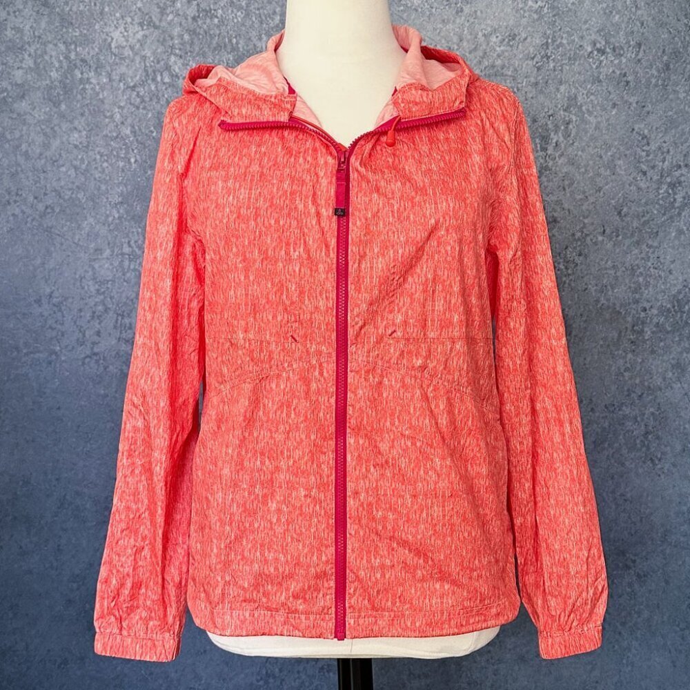 Prana Callista Hooded Windbreaker Rain Jacket, Size XL, EUC